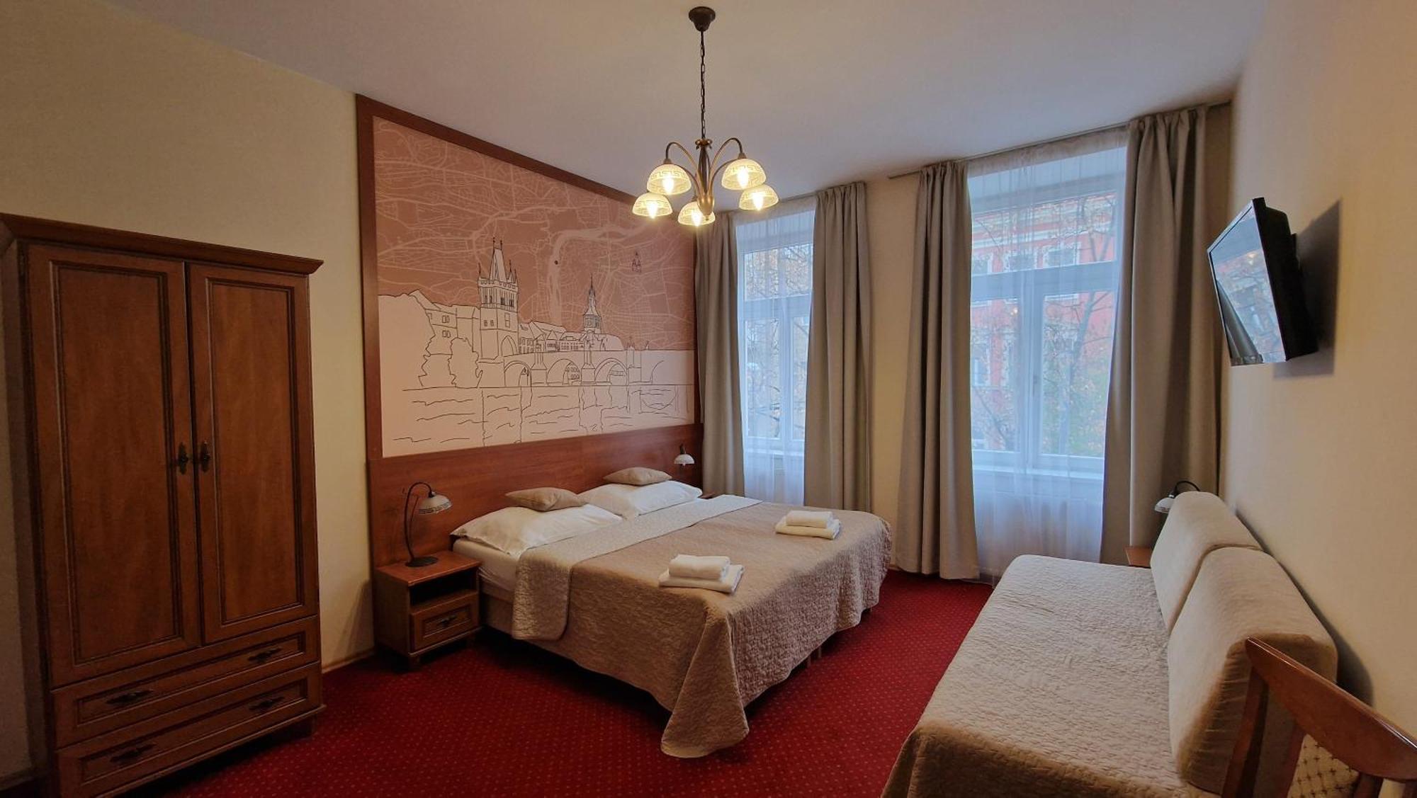Aaron Hotell Prag Exteriör bild